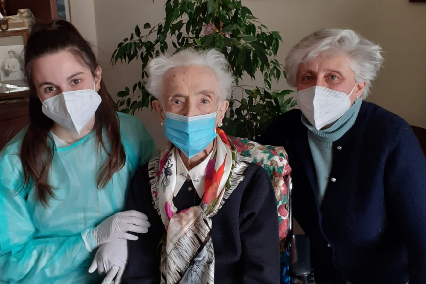 Nonna Maria, 105 anni, dopo l’operazione al femore ha scelto OSA