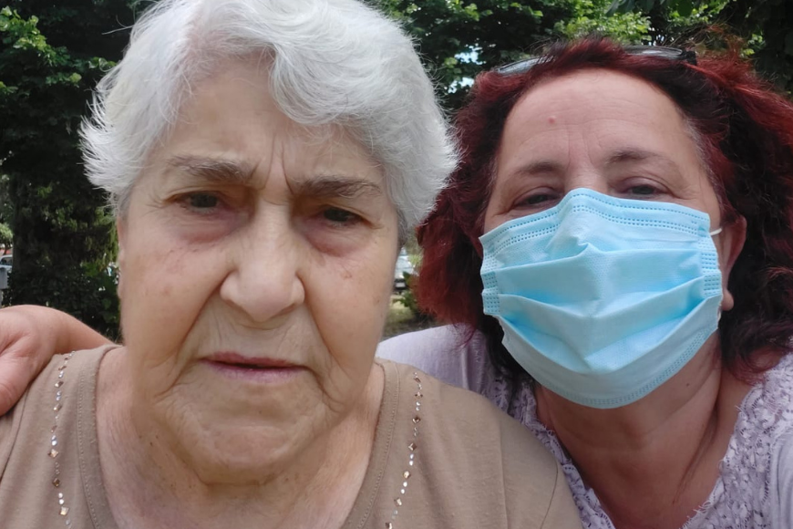 “Grazie agli angeli custodi di OSA che assistono mia madre”