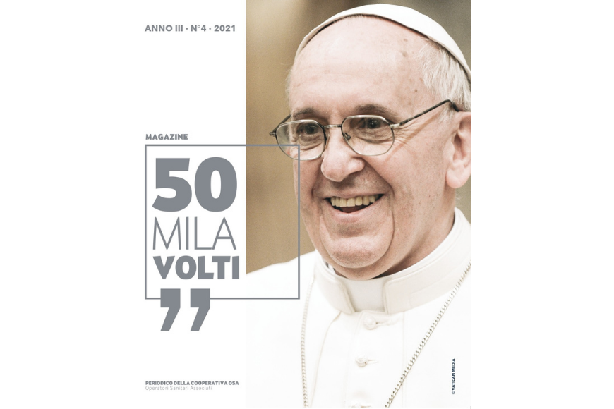 50MILA VOLTI, le parole di Francesco nel numero di dicembre