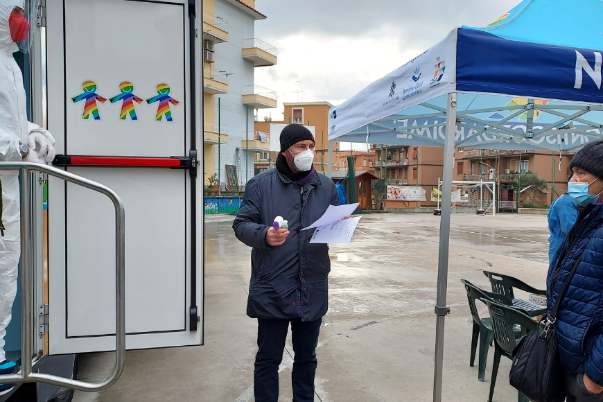 Tamponi sotto l’Albero, OSA con gli ultimi a Primavalle