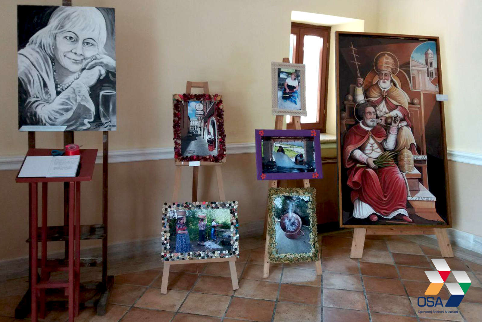 ‘Arte fantasia socialità ‘ la mostra dei Centri anziani OSA a Frosinone
