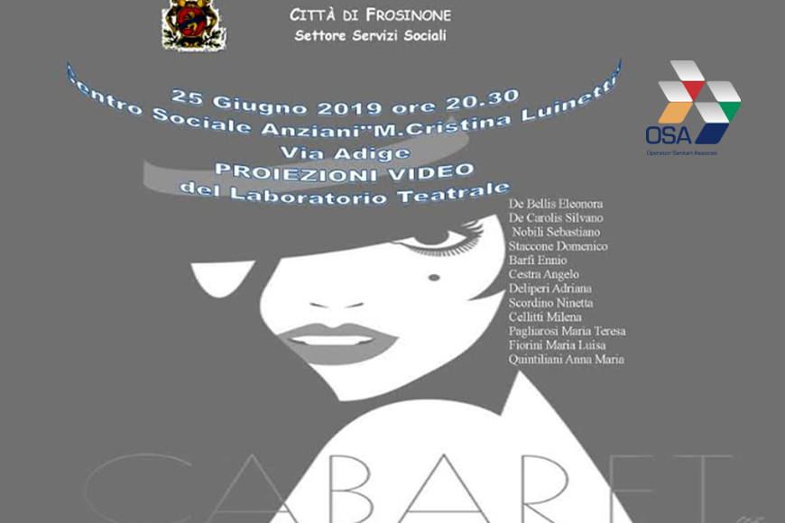 A Frosinone la serata diventa ‘Cabaret’