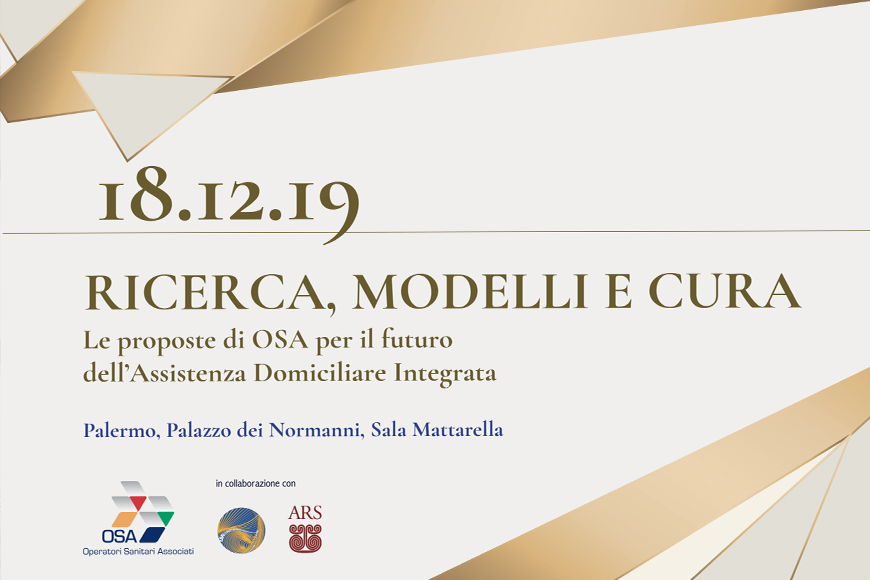 A Palermo il convegno OSA sul futuro dell’Assistenza Domiciliare