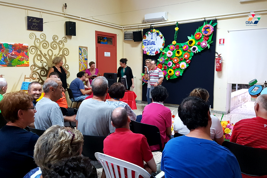 Al Centro diurno OSA ‘Casal delle Palme’ il Festival della canzone