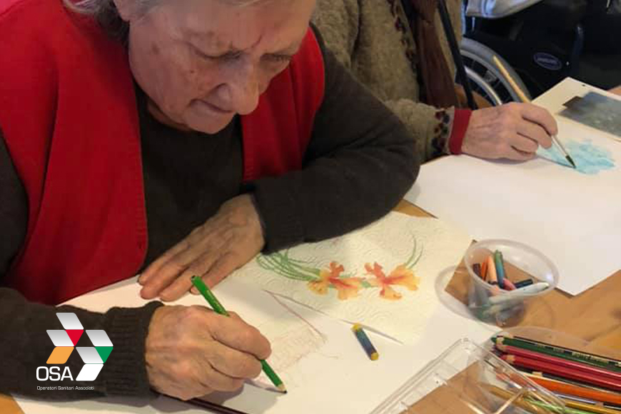 Alla RSA Bellagio, via all’arte