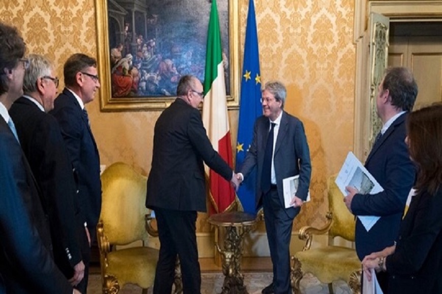 Alleanza Cooperative incontra il premier Gentiloni