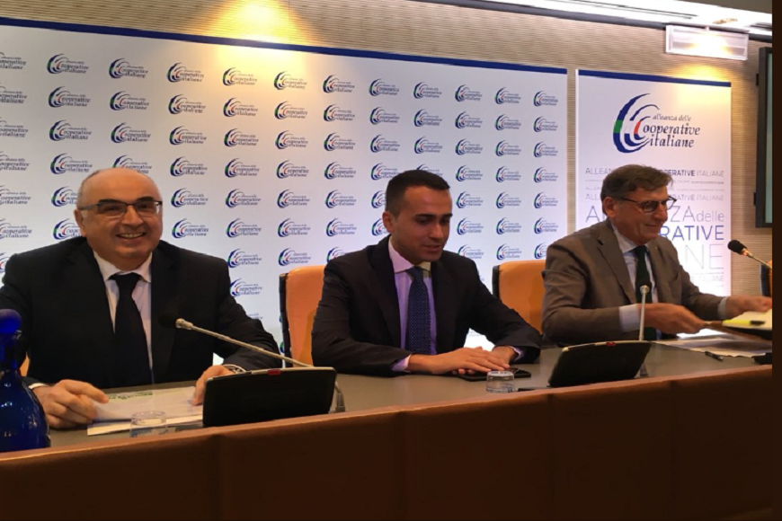 Alleanza delle Cooperative, confronto con il vicepremier Di Maio
