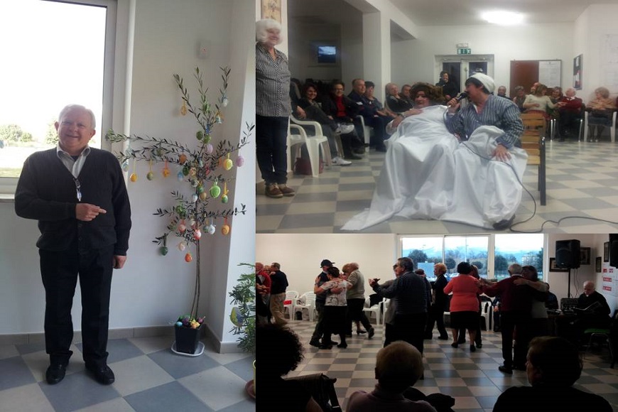 Aspettando la Pasqua tra canti, balli, gag nei Csa OSA di Frosinone