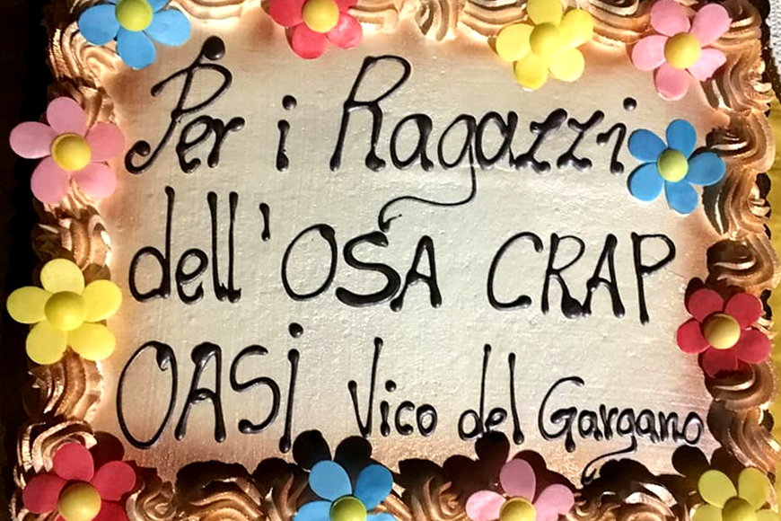 Festa estiva alla CRAP OASI di Vico del Gargano con famiglie e amici