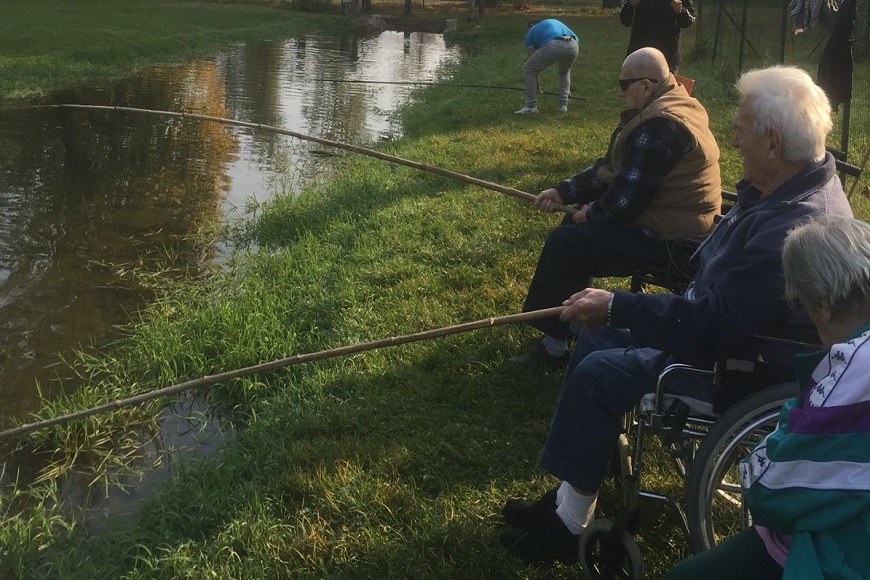 Giornata di pesca sportiva per gli ospiti della RSA Bellagio