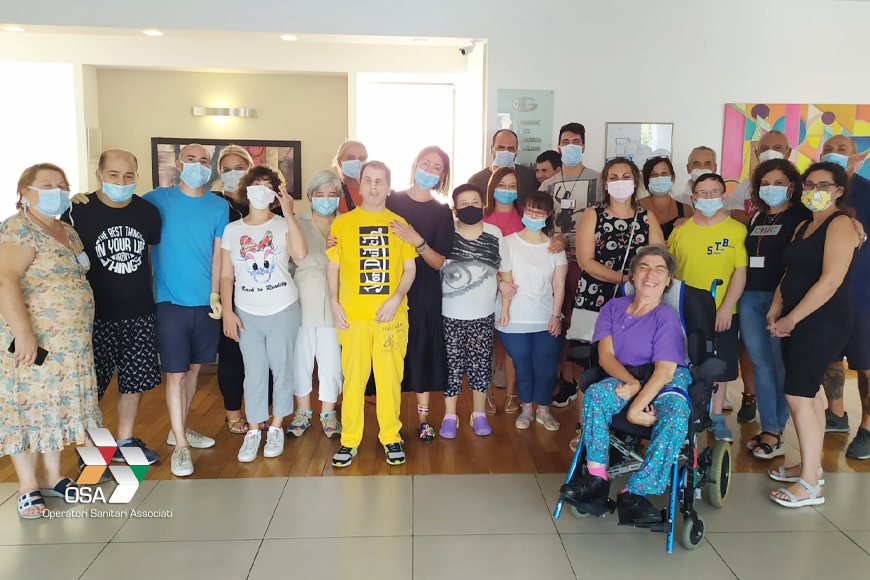 I ragazzi del Minenna al lavoro per l’Hotel Garden di Latina