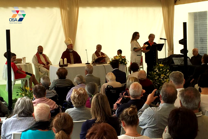 Il Cardinal Ravasi in visita presso la RSA Bellagio gestita da OSA