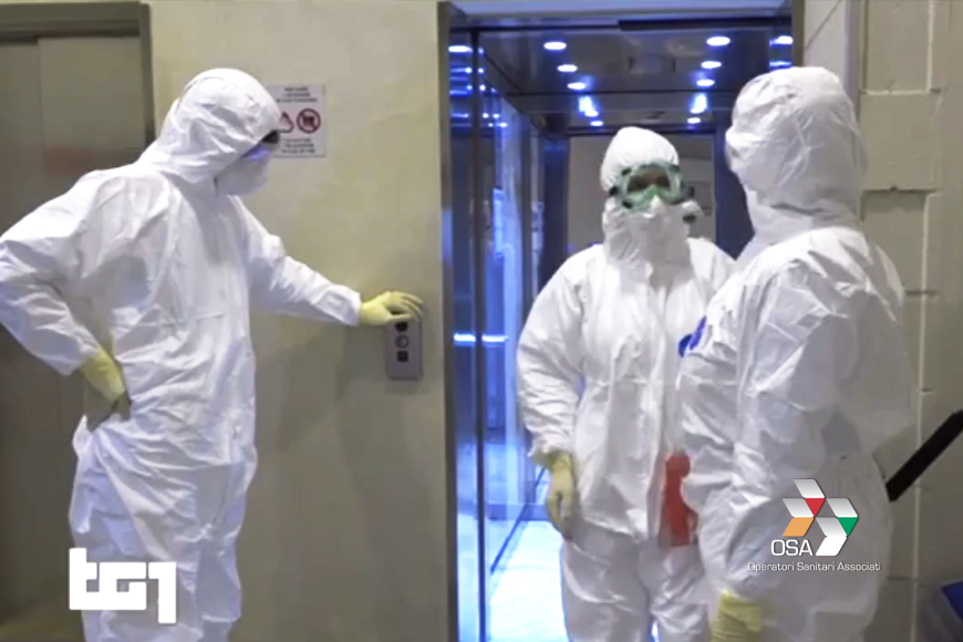Il TG1 racconta il progetto OSA di assistenza ai pazienti Covid-19