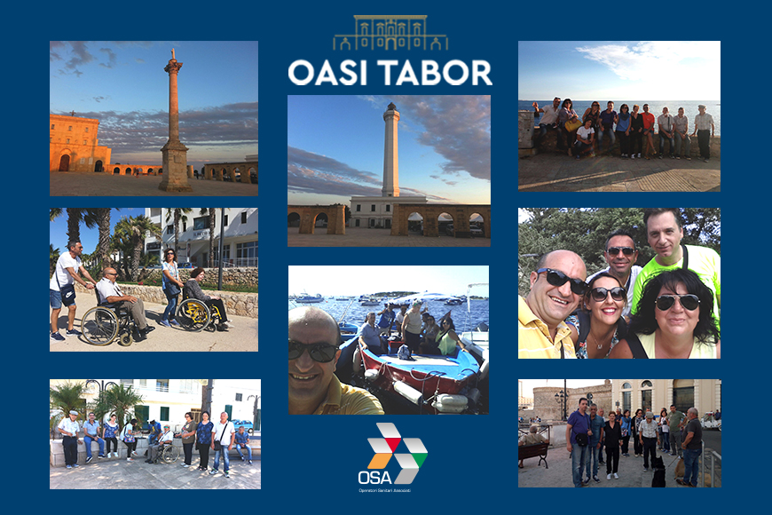 La CRAP OSA San Cristofaro in vacanza presso OASI Tabor a Nardó