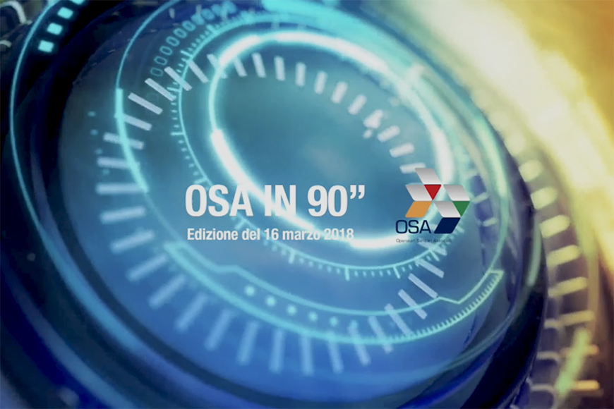 La settima puntata di OSA in 90” è in onda