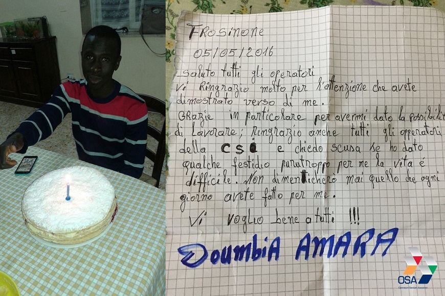 La storia a lieto fine di Amara: Grazie OSA per avermi sempre aiutato