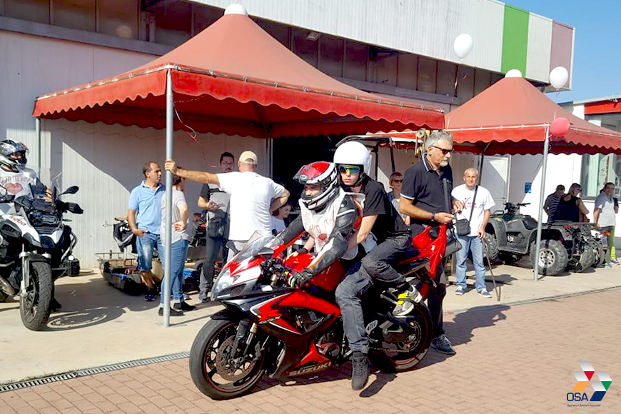 Mototerapia con i ragazzi dei Centri diurni OSA di Latina
