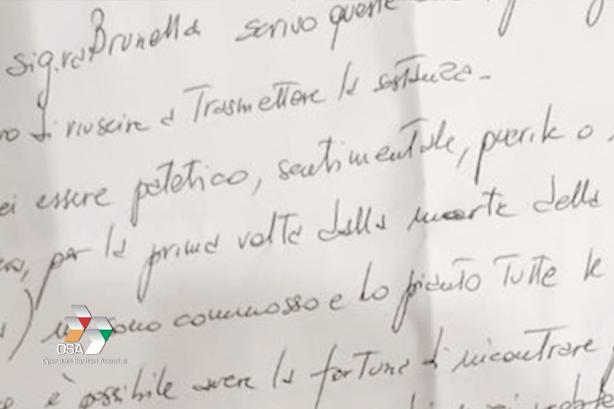 Non potrà² mai rendere il dono che mi avete fatto