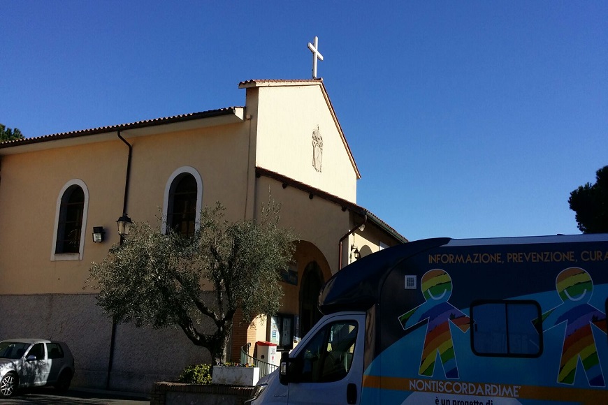 Nontiscordardimé, tappa alla parrocchia di Santa Maria della Fiducia