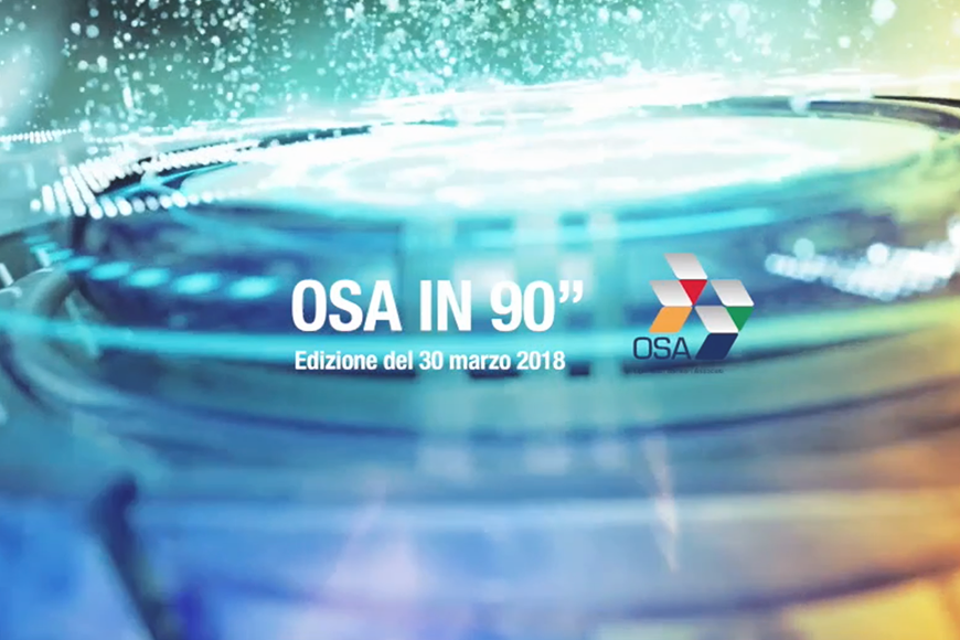 Online la nona puntata della video-rubrica OSA in 90”