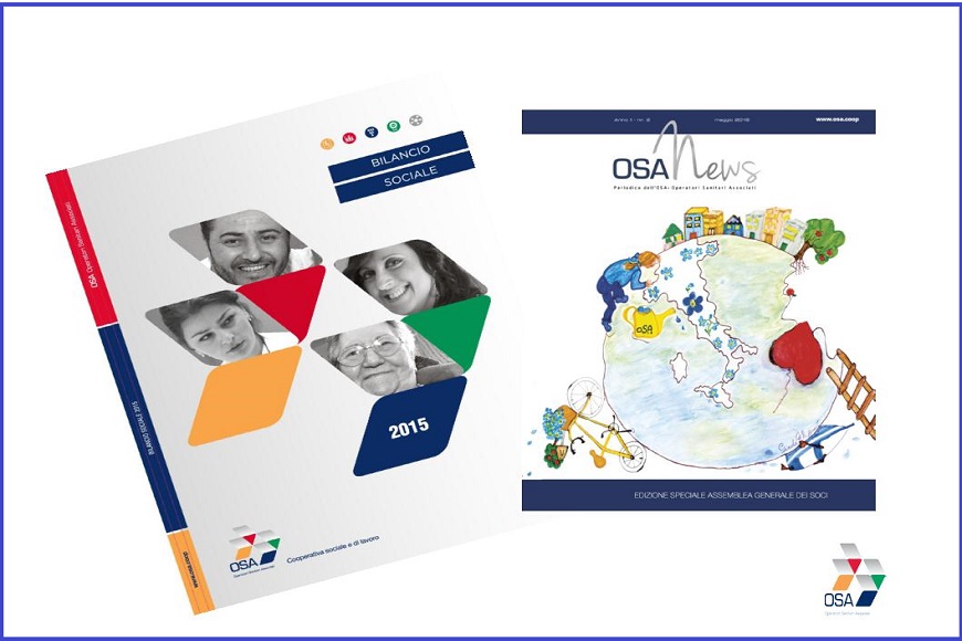 Online sul sito della Cooperativa il Bilancio Sociale 2015 e OSA News