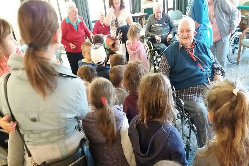 RSA Bellagio, due giorni insieme ai bambini delle scuole della città