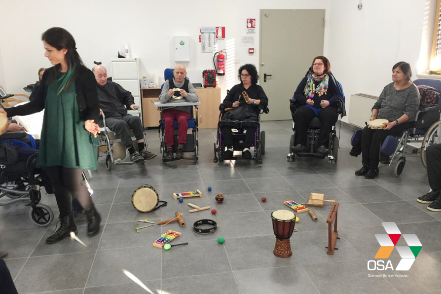 RSSA Casa Melissa: parte il Laboratorio di musicoterapia e danza