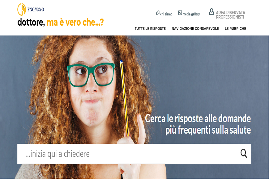 Salute, un portale contro le fake news