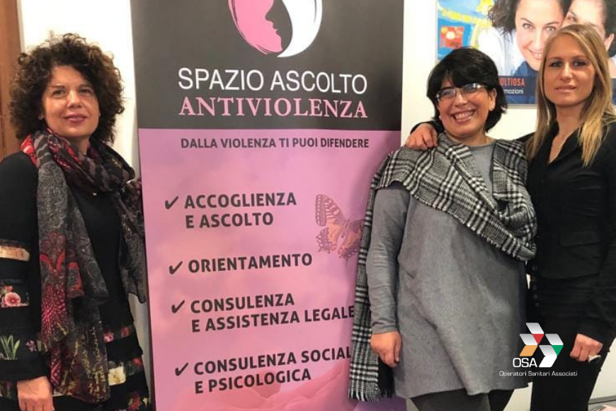 Spazio Ascolto Antiviolenza, OSA aiuta le donne vittime di abusi