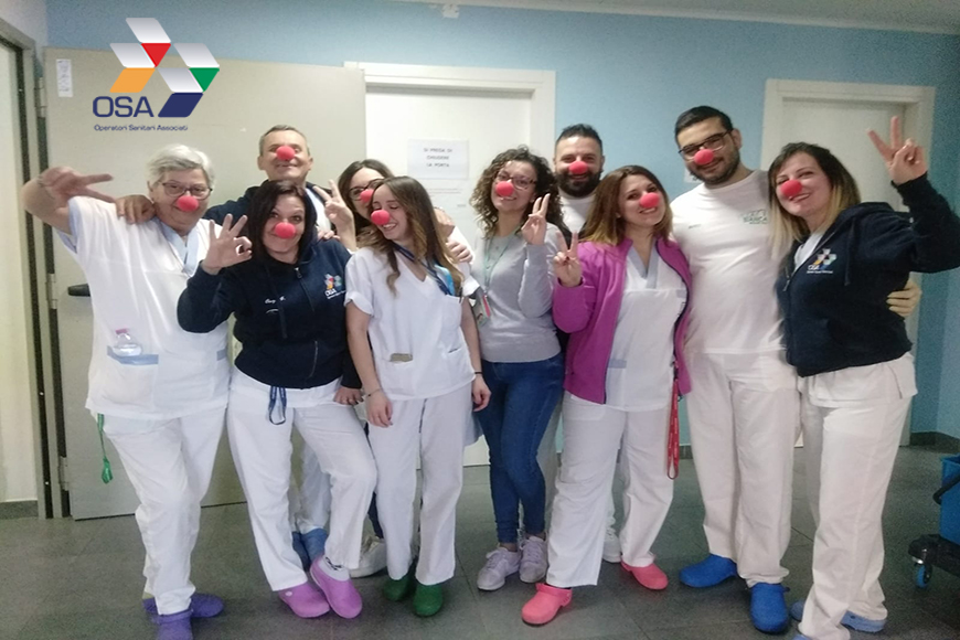 Un naso rosso: la â€˜medicina’ degli operatori OSA