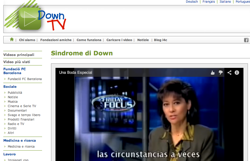 Una tv online dedicata alle persone con la sindrome di Down