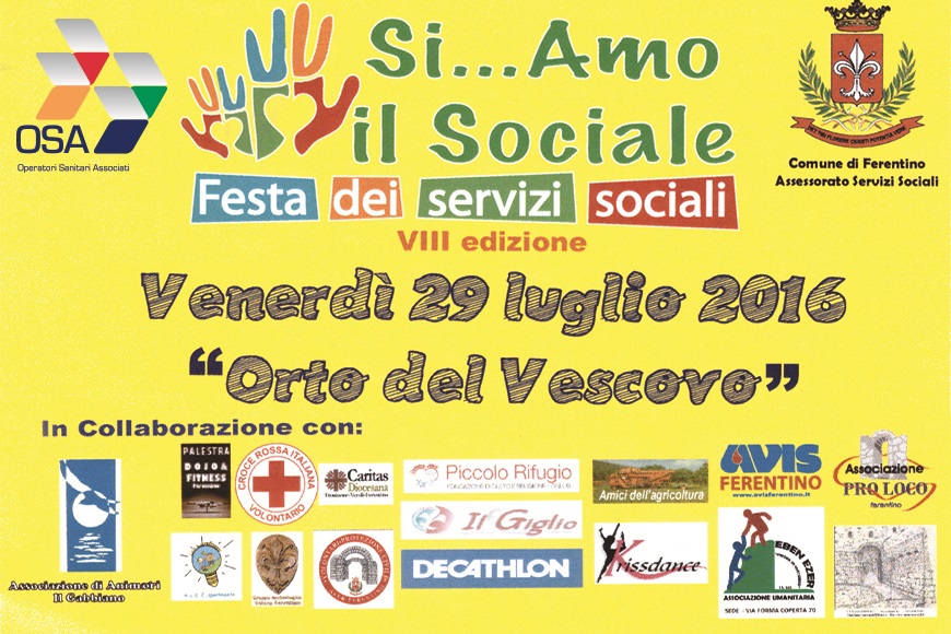 VIII edizione ‘SiAmo il Sociale’, protagonista il Centro diurno OSA